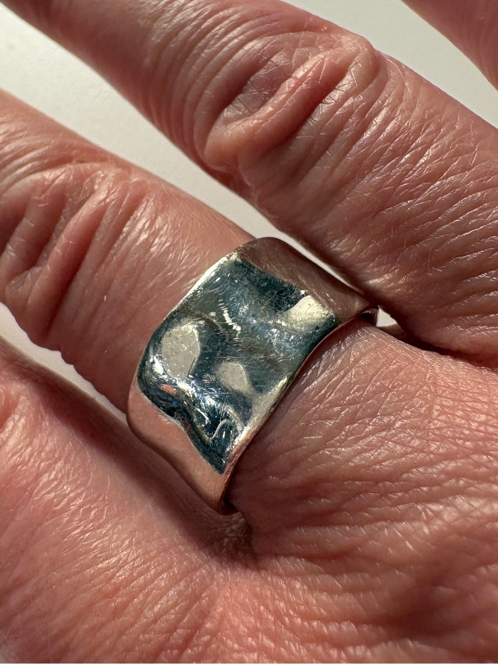 Monica Vinader Siren Muse Bold Ring - Sterling Silver - Size 7